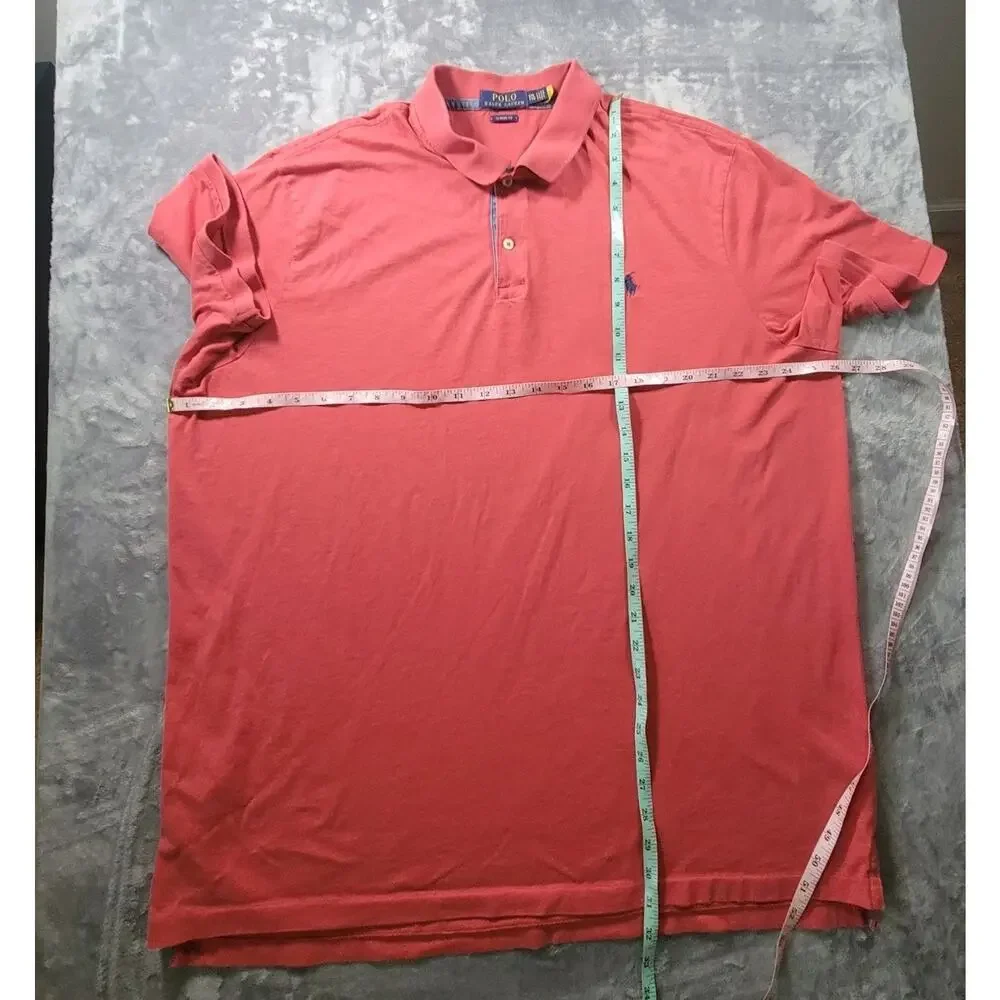Polo Ralph Lauren Mens XXL Short Sleeve Polo Shirt Pink
